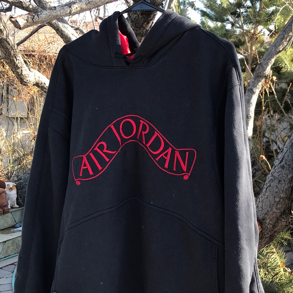Nike satin hood sweater